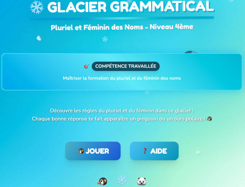 Le féminin et le pluriel des noms (4ème)