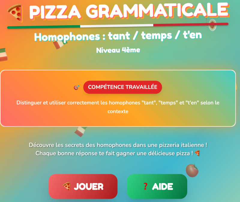 Les homophones tant, t'en, temps (4ème)