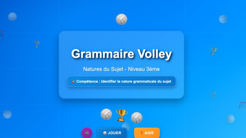 Les natures du sujet (3ème)