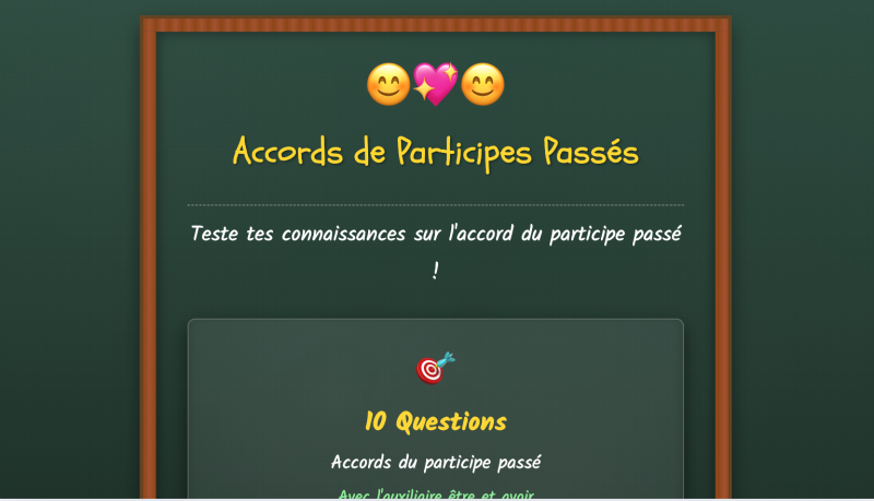 L'accord des participes passés (3ème)