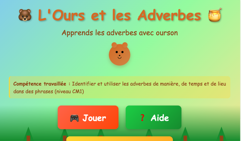 Les adverbes (CM1)