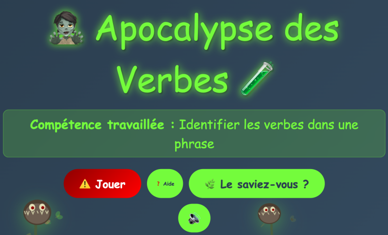 L'identification des verbes (CM1)