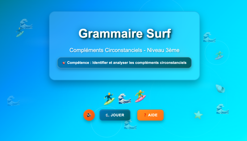 Les compléments circonstanciels (3ème)