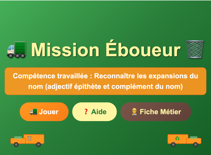 Les expansions du nom (CM2)