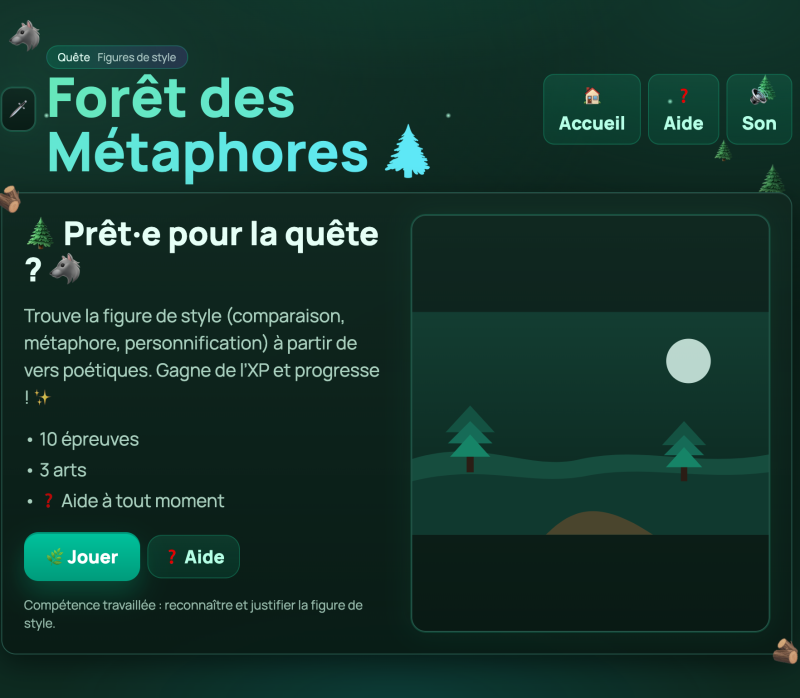 La comparaison, métaphore, personnification (5ème)