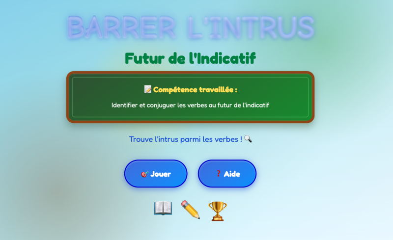 Le futur de l'indicatif (CM1)