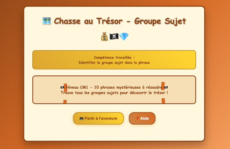 Le groupe sujet (CM1)