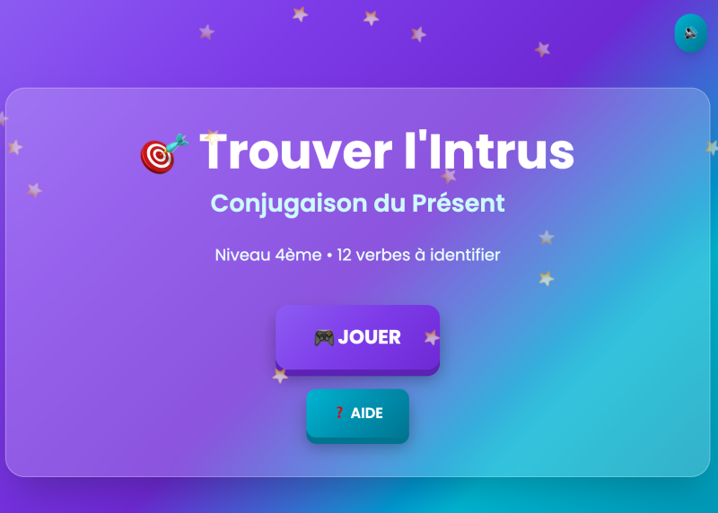 Le présent de l'indicatif (4ème)