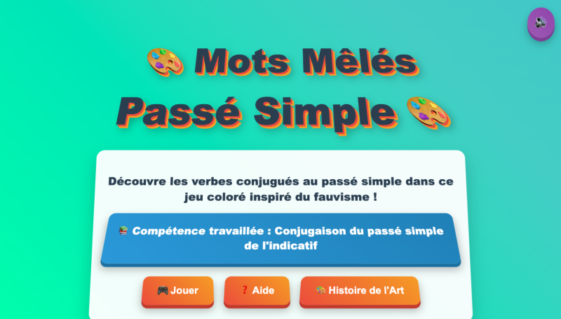 Le passé simple de l'indicatif (Lycée)