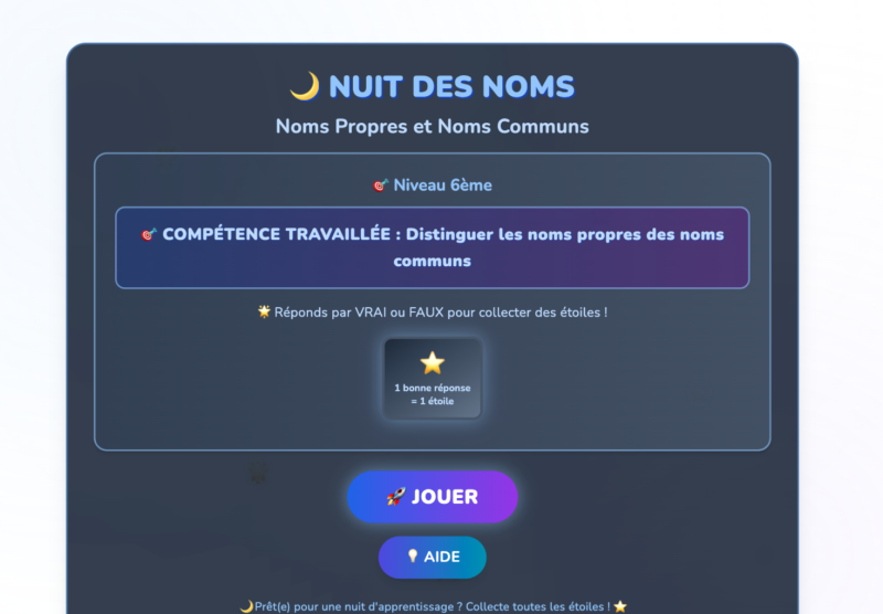 Le nom propre et le nom commun (6ème)