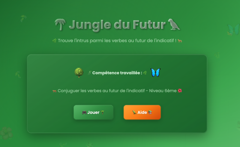 Le futur de l'indicatif (6ème)