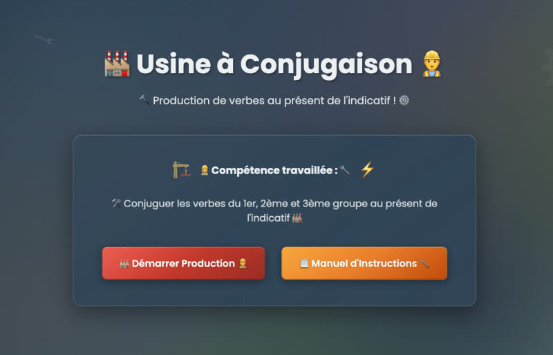 Le présent de l'indicatif (6ème)
