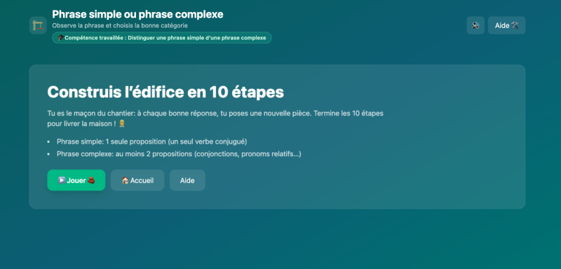 La phrase simple et la phrase complexe (CM2)