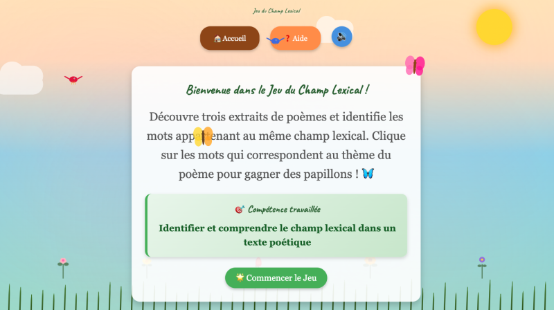 Le champ lexical (5ème)