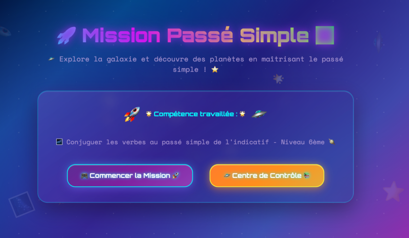 Le passé simple de l'indicatif (6ème)